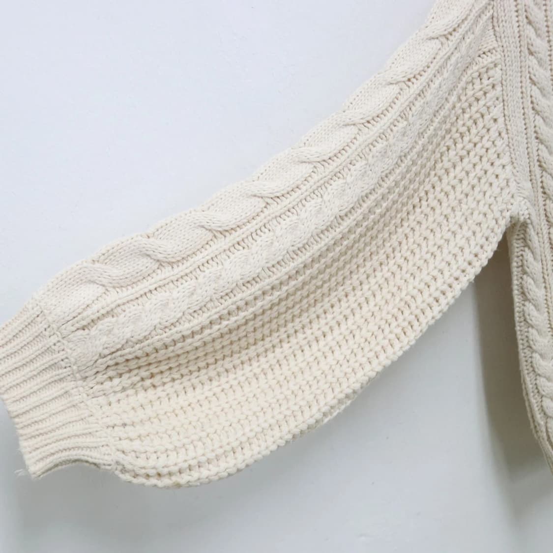 잉그니  꽈배기 후드 니트 집업 62286 상품이미지7