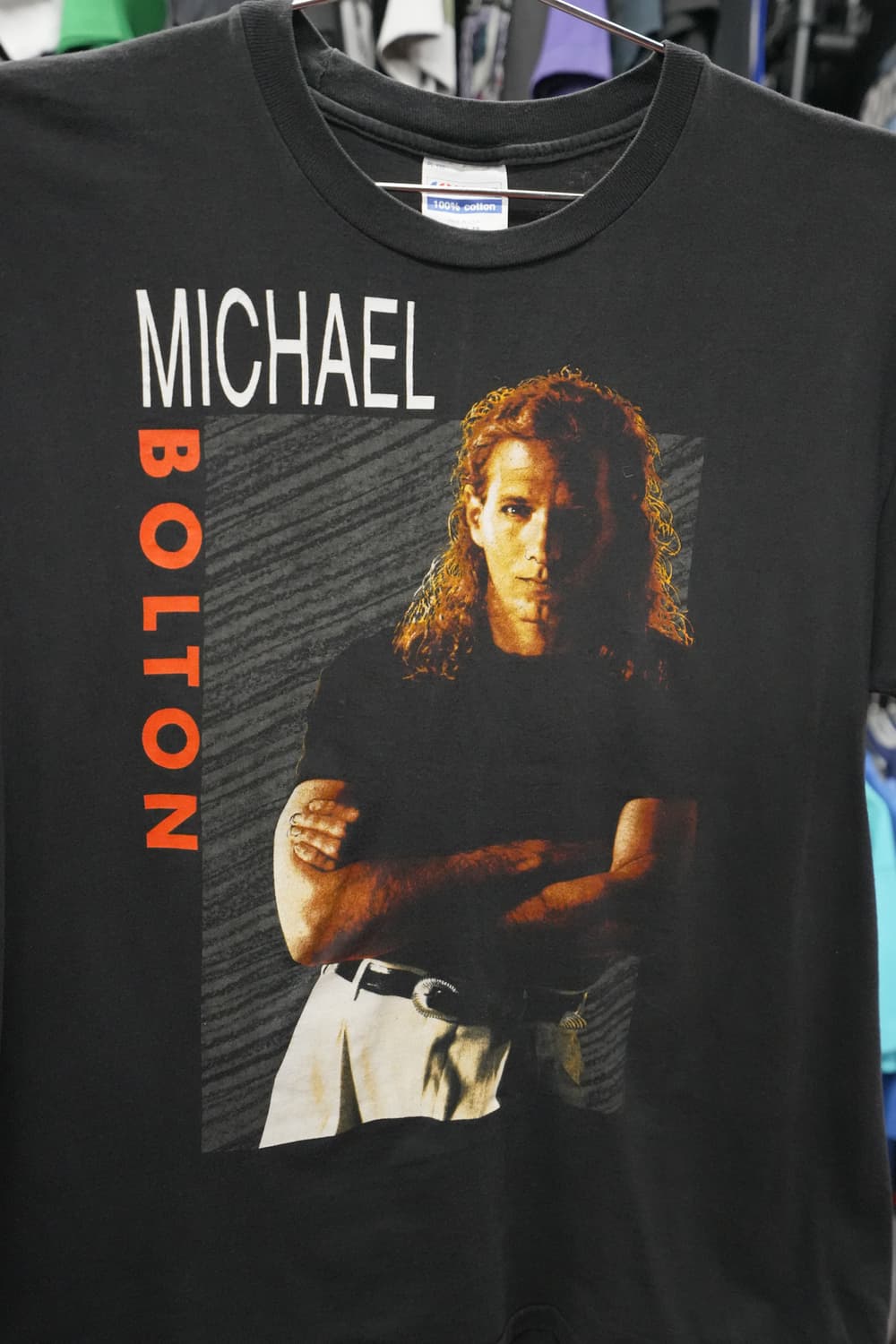 1991년 빈티지 싱글 스티치 마이클 볼튼 Tour 티셔츠 상품이미지3