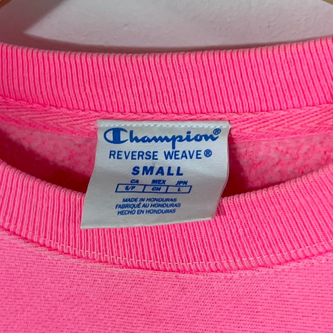 [L] 챔피온 리버스위브 맨투맨 핫핑크 상품이미지8