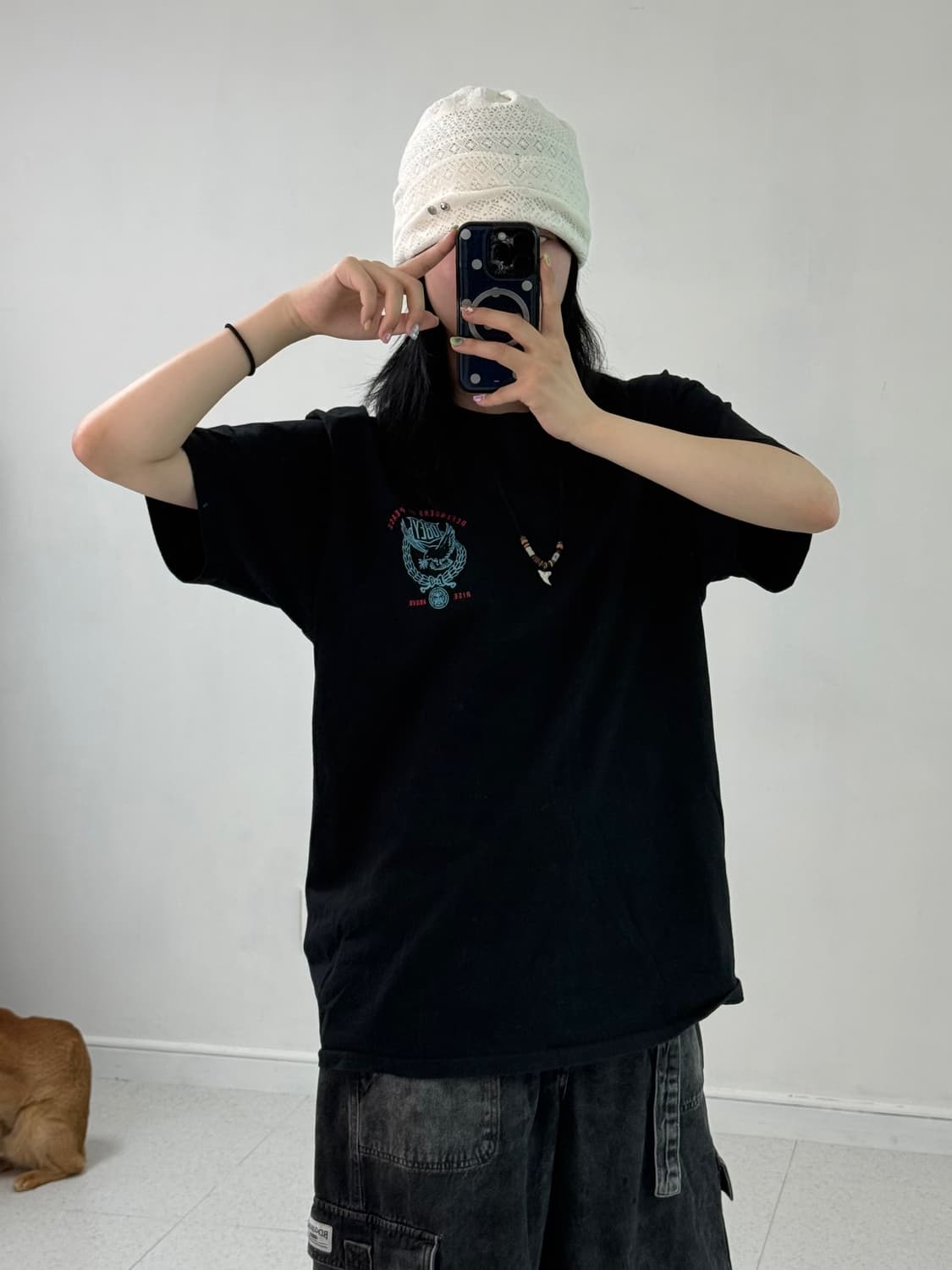 오베이 오버핏 반팔티 상품이미지1