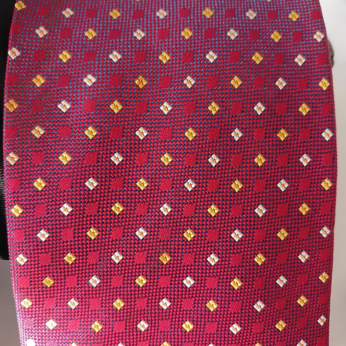 지방시 실크 레드 패턴 넥타이 9.9cm A등급 A19318
 상품이미지7