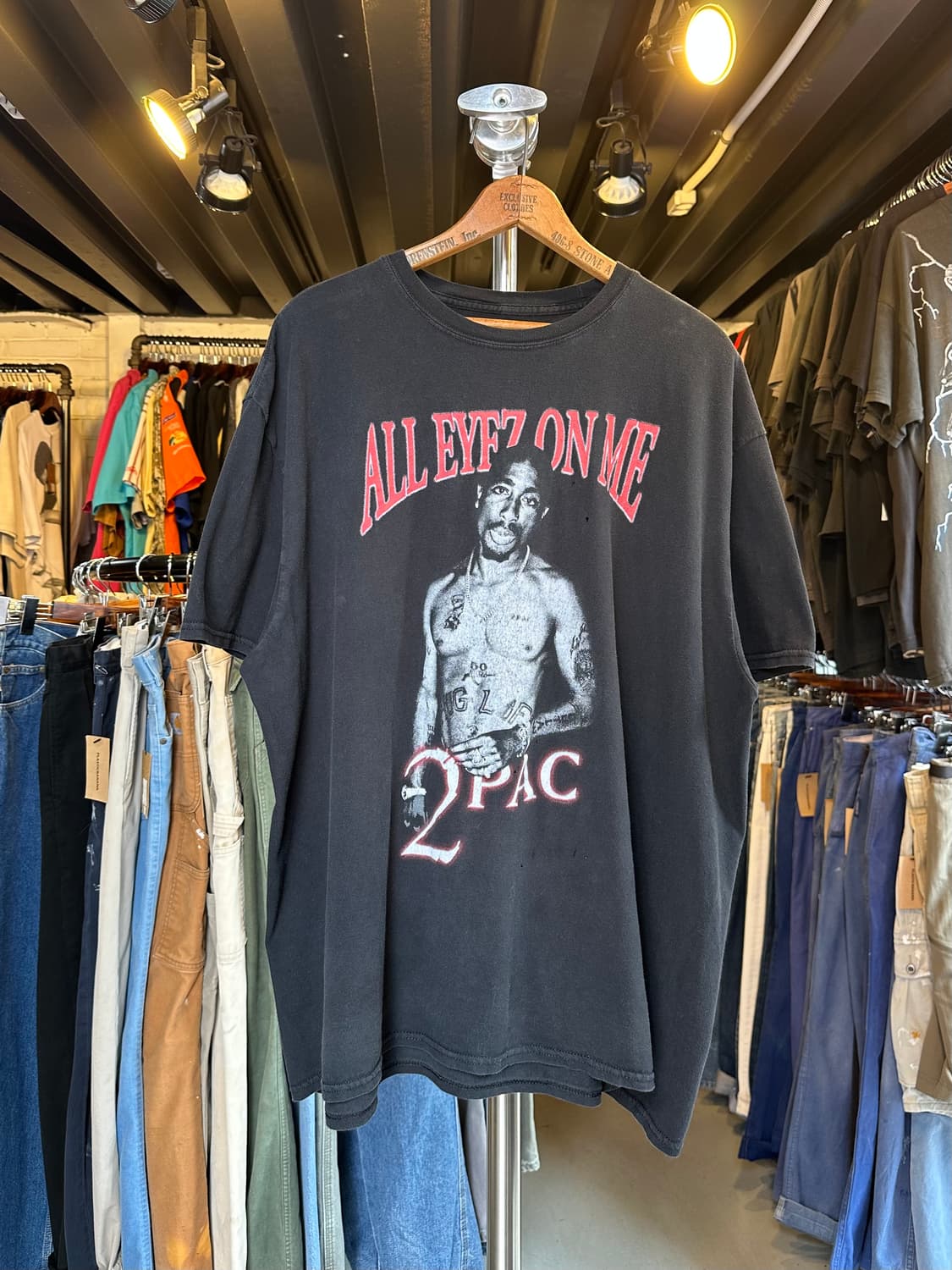 투팍 2pac 래퍼 프린팅 티셔츠 상품이미지1