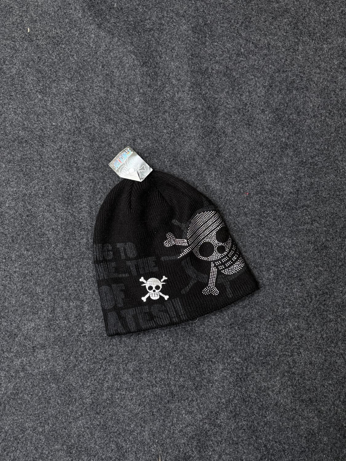 "onepiece" Skull rhinestone beanie 상품이미지3