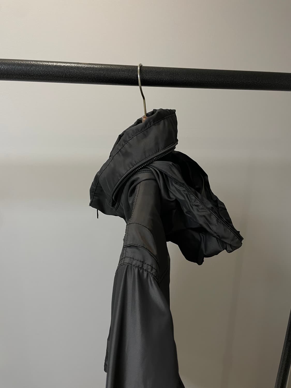 (105) Frj 히든 후드 락시크 블루종 자켓 상품이미지5