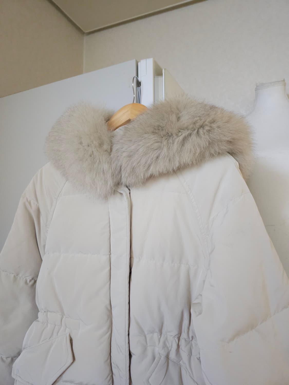 ORR 오르 구스다운 롱 패딩 폭스퍼 상품이미지2