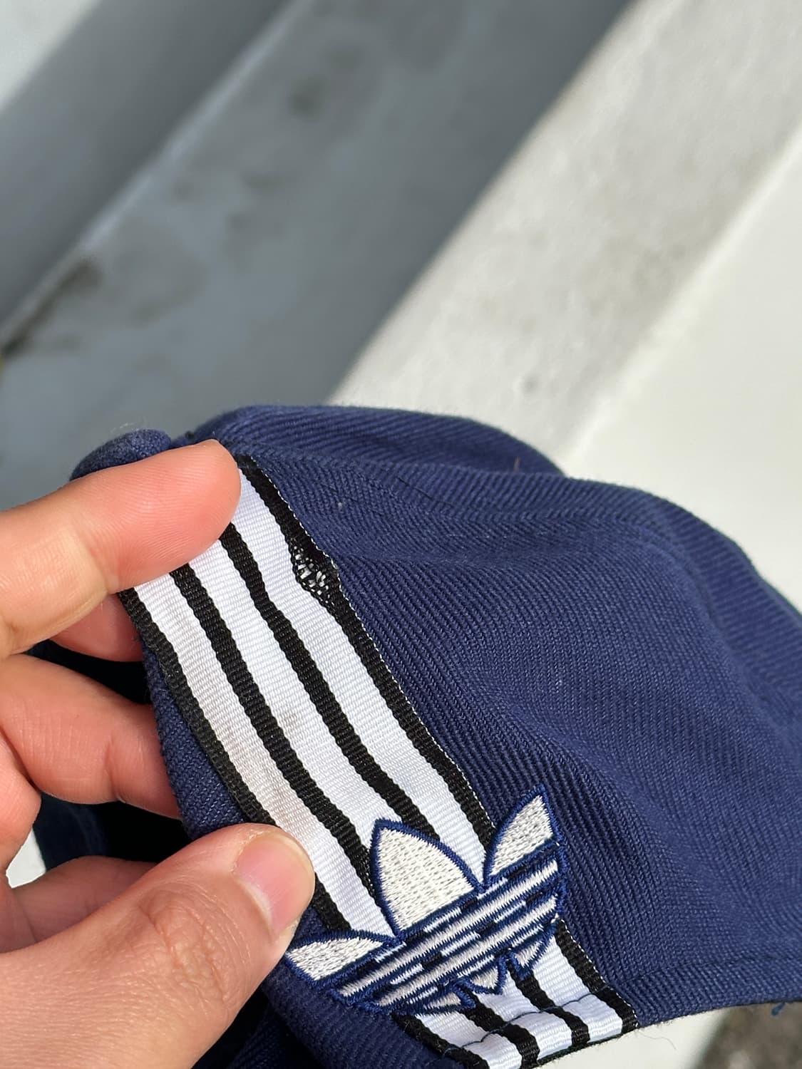 [M-L] 90s 아디다스 로고 삼선 빈티지 볼캡 모자 상품이미지5