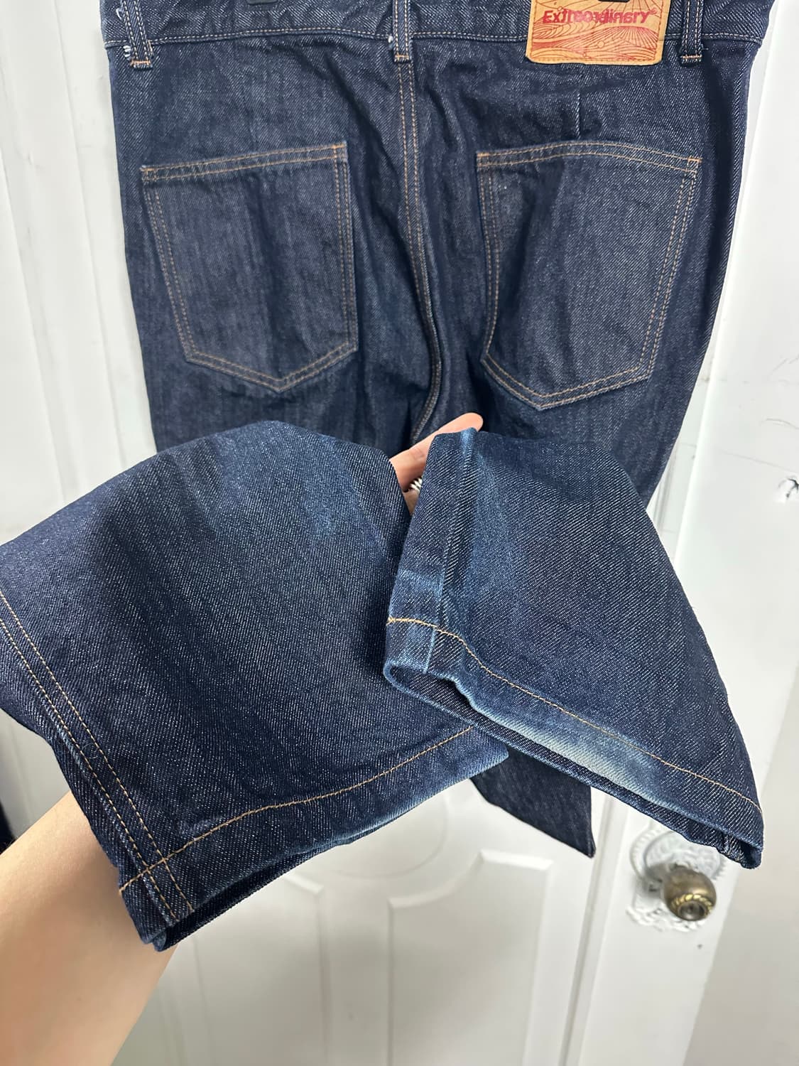 엑스트라오디너리 투턱 데님 팬츠 상품이미지3