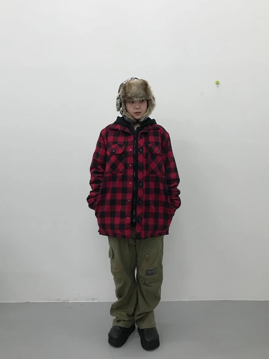 Boston Traders Red Check Quilted Jacket 상품이미지1