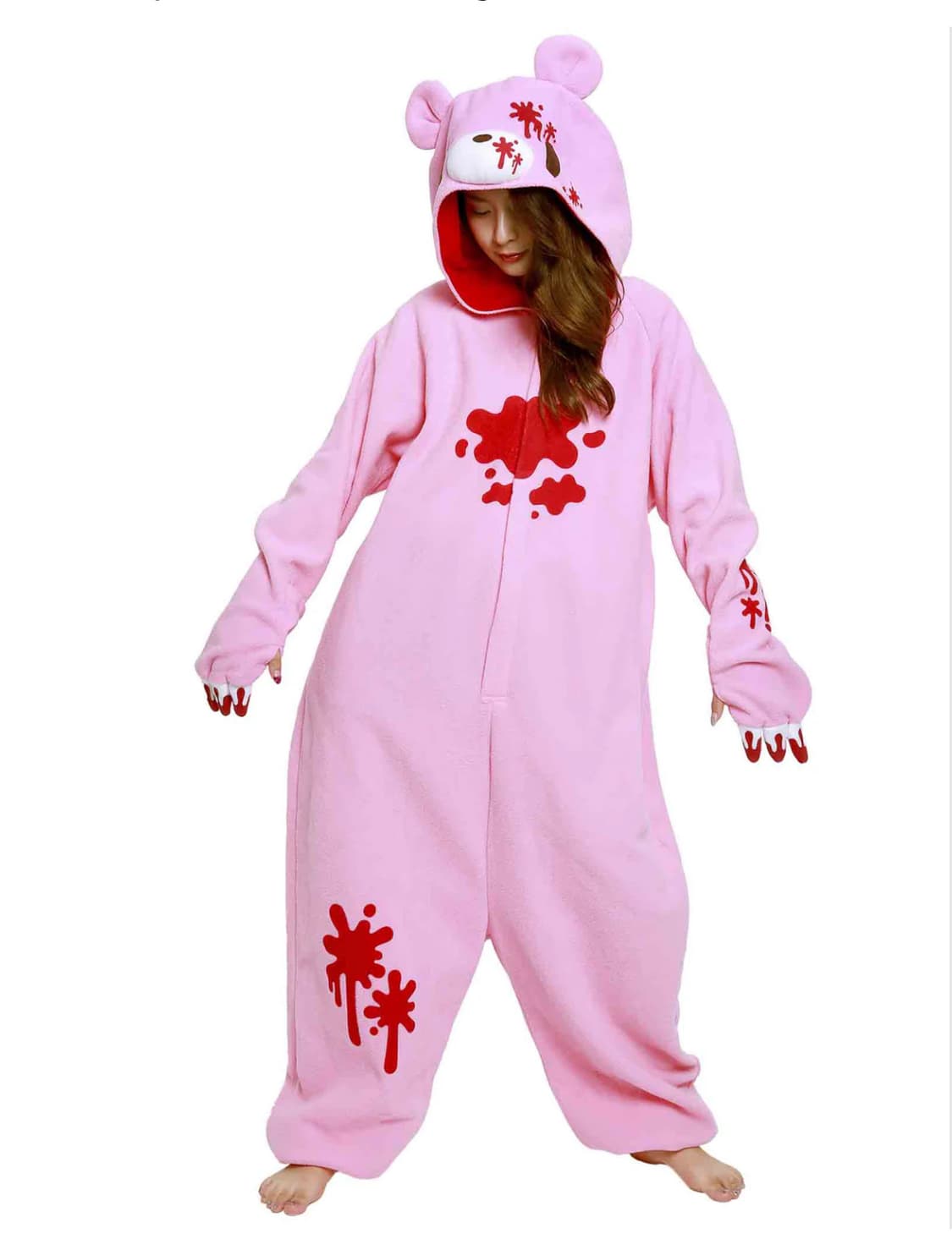 글루미베어 키구루미 잠옷 핑크 상품이미지1