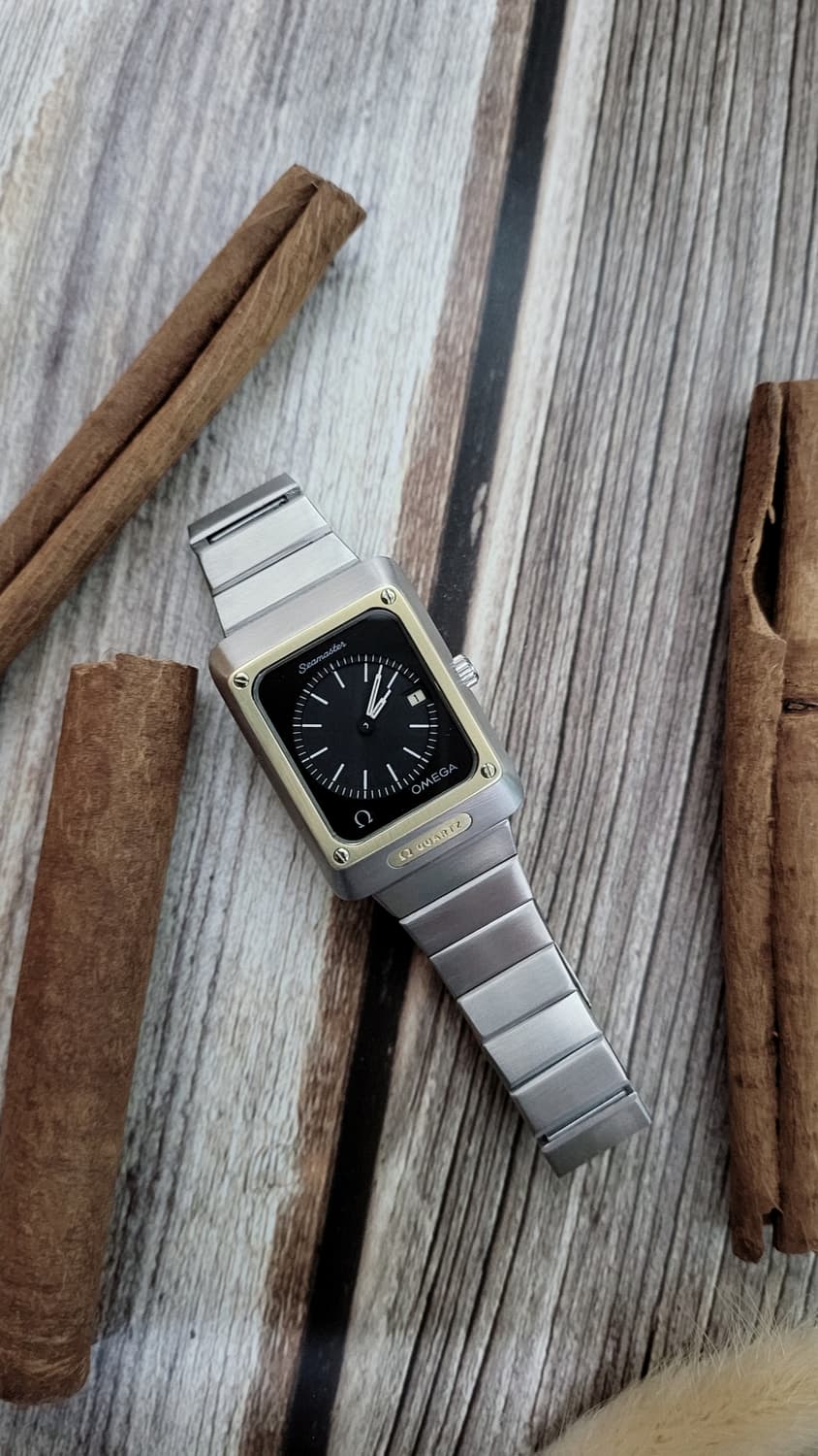 정품 오메가 씨마스터  마리너2 14k 베젤 쿼츠시계 상품이미지5