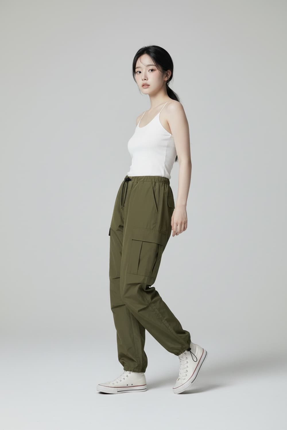 유니폼 브릿지앤코 카고 나일론 팬츠 L 상품이미지1