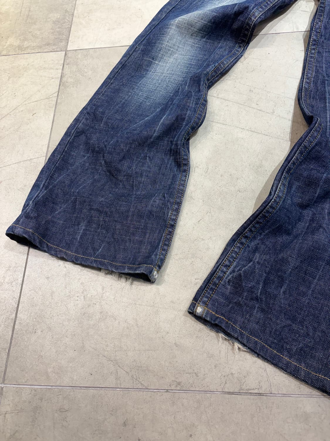 REDPEPPER 레드페퍼 블루 펑크 자수 데님팬츠 상품이미지7