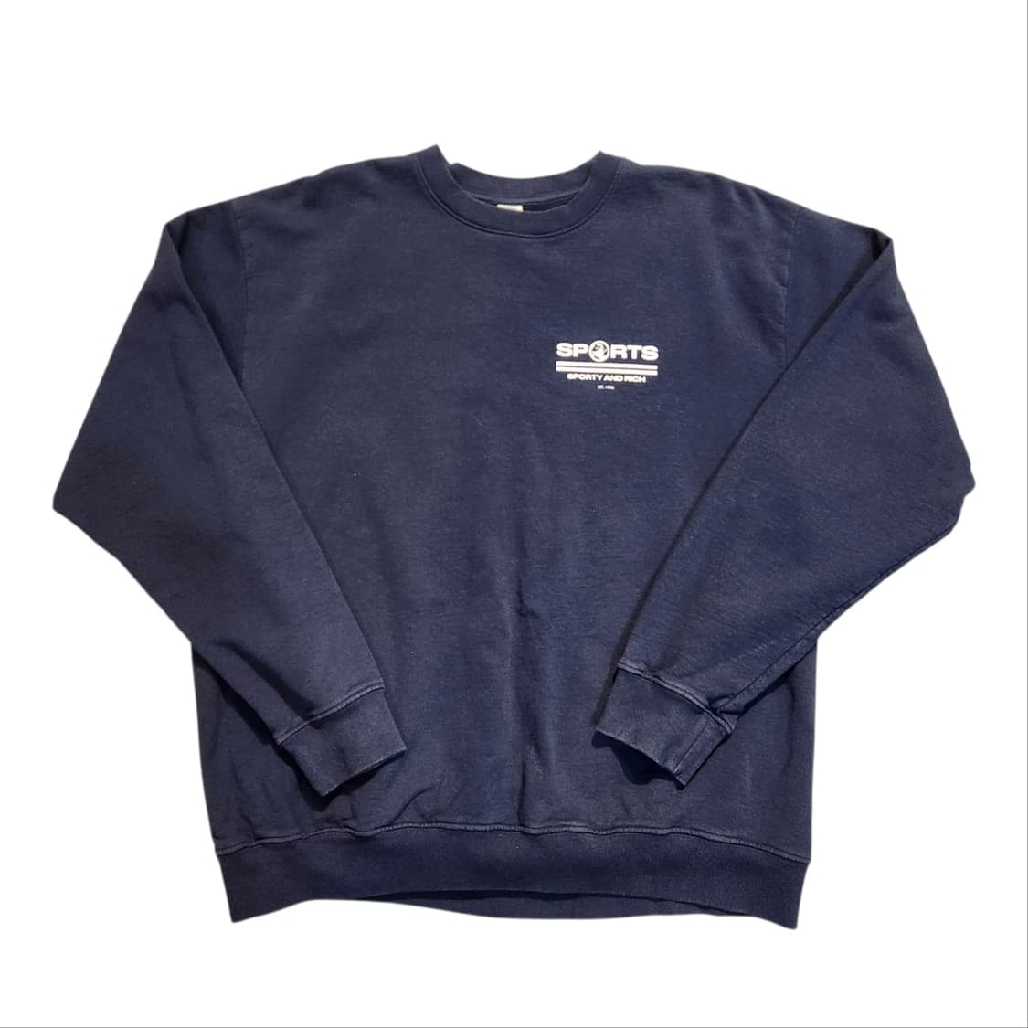 Sporty and Rich 네이비 맨투맨 (XL) 상품이미지1