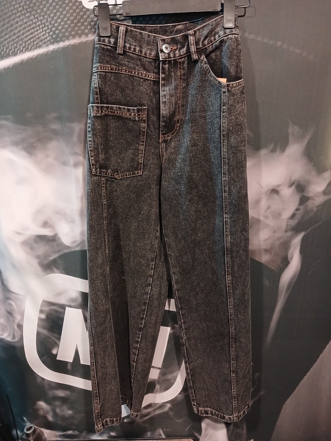 MccAnn 흑청 데님 팬츠 상품이미지1