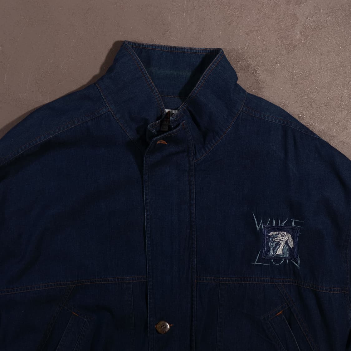 일본빈티지 데님 블루종 자켓 상품이미지2