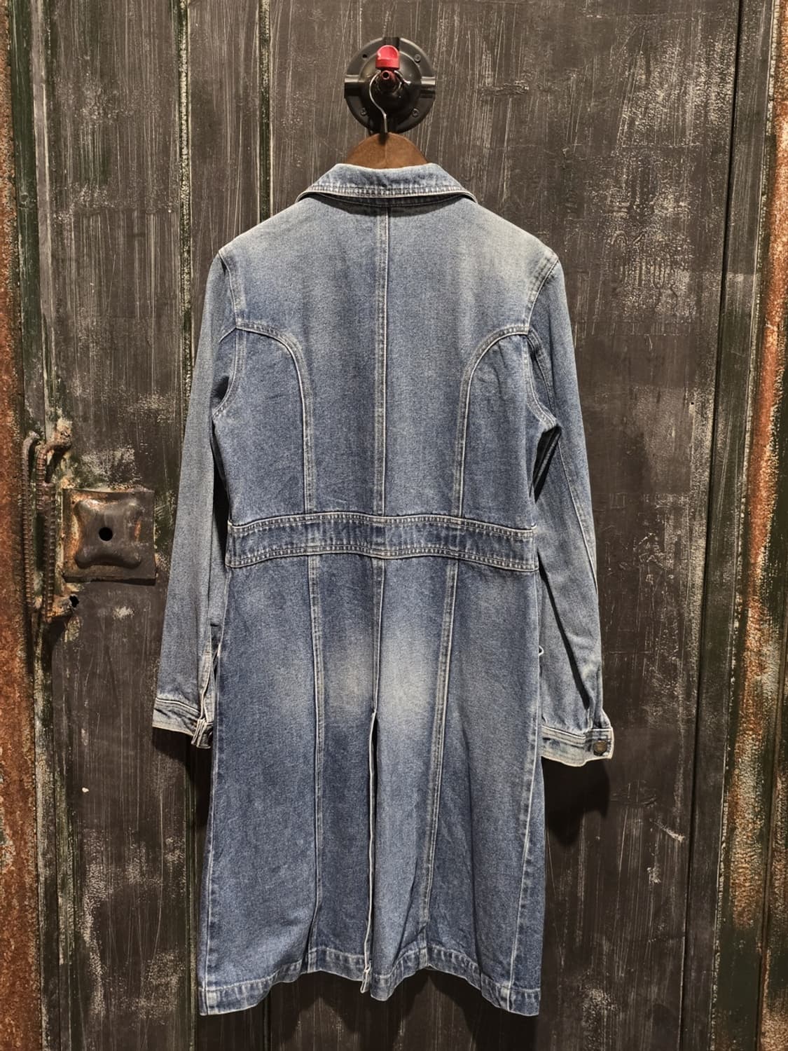 80s Cotton Long Denim Jacket 상품이미지6