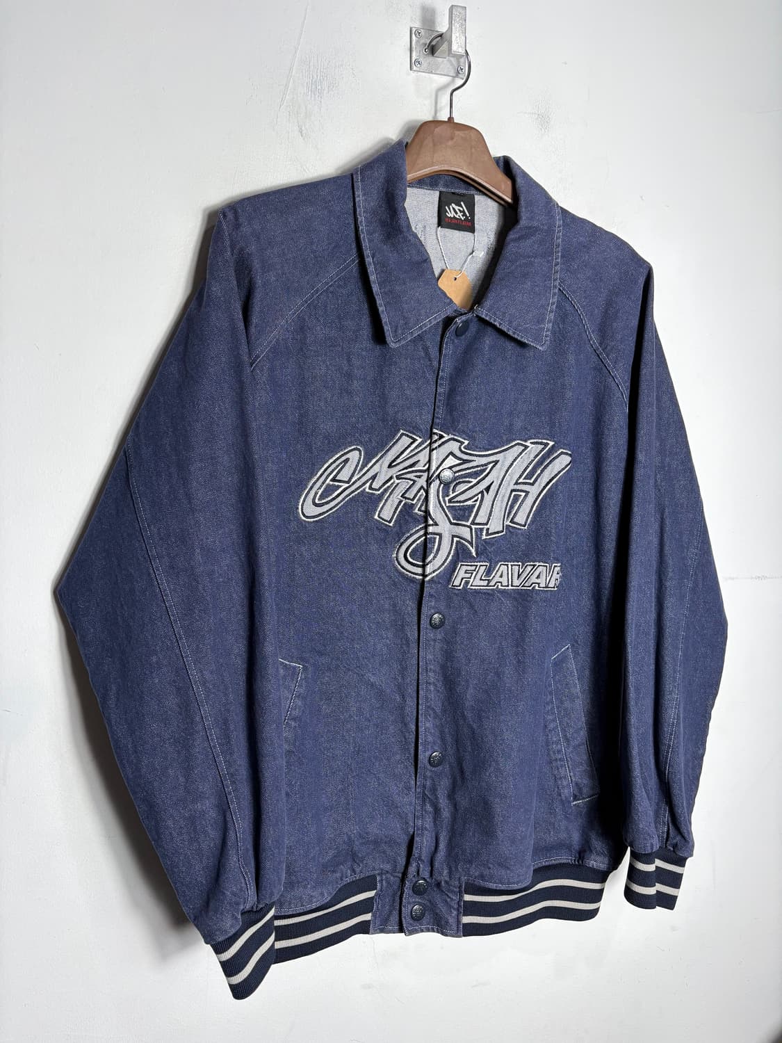 Majah flavah 데님 바시티 자켓 상품이미지2