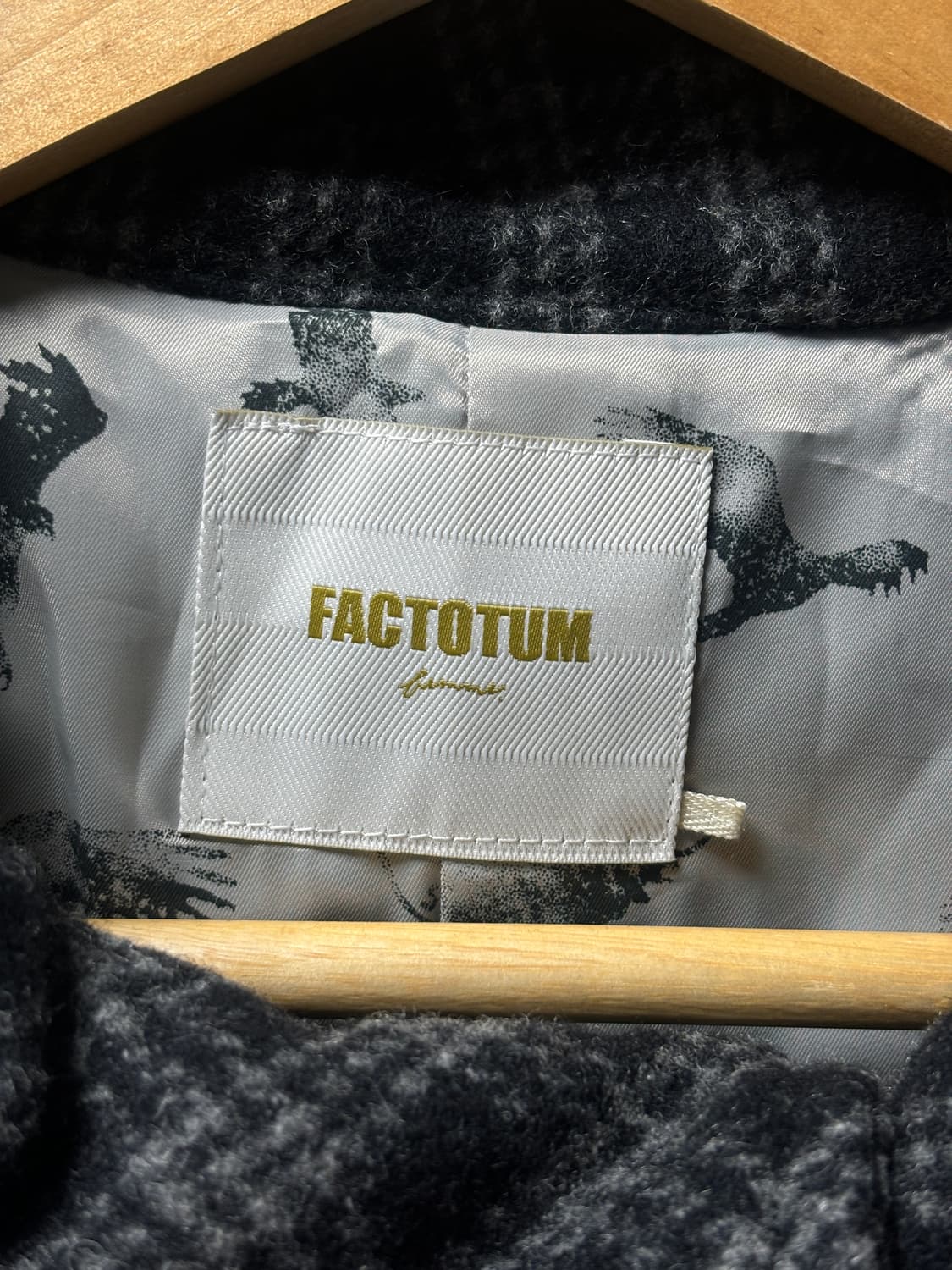 Factotum 체크 더플 코트 상품이미지6