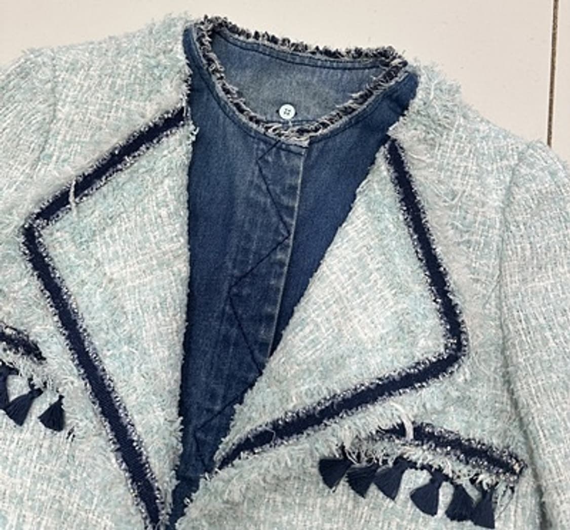 오즈세컨 트위드 자켓 상품이미지3