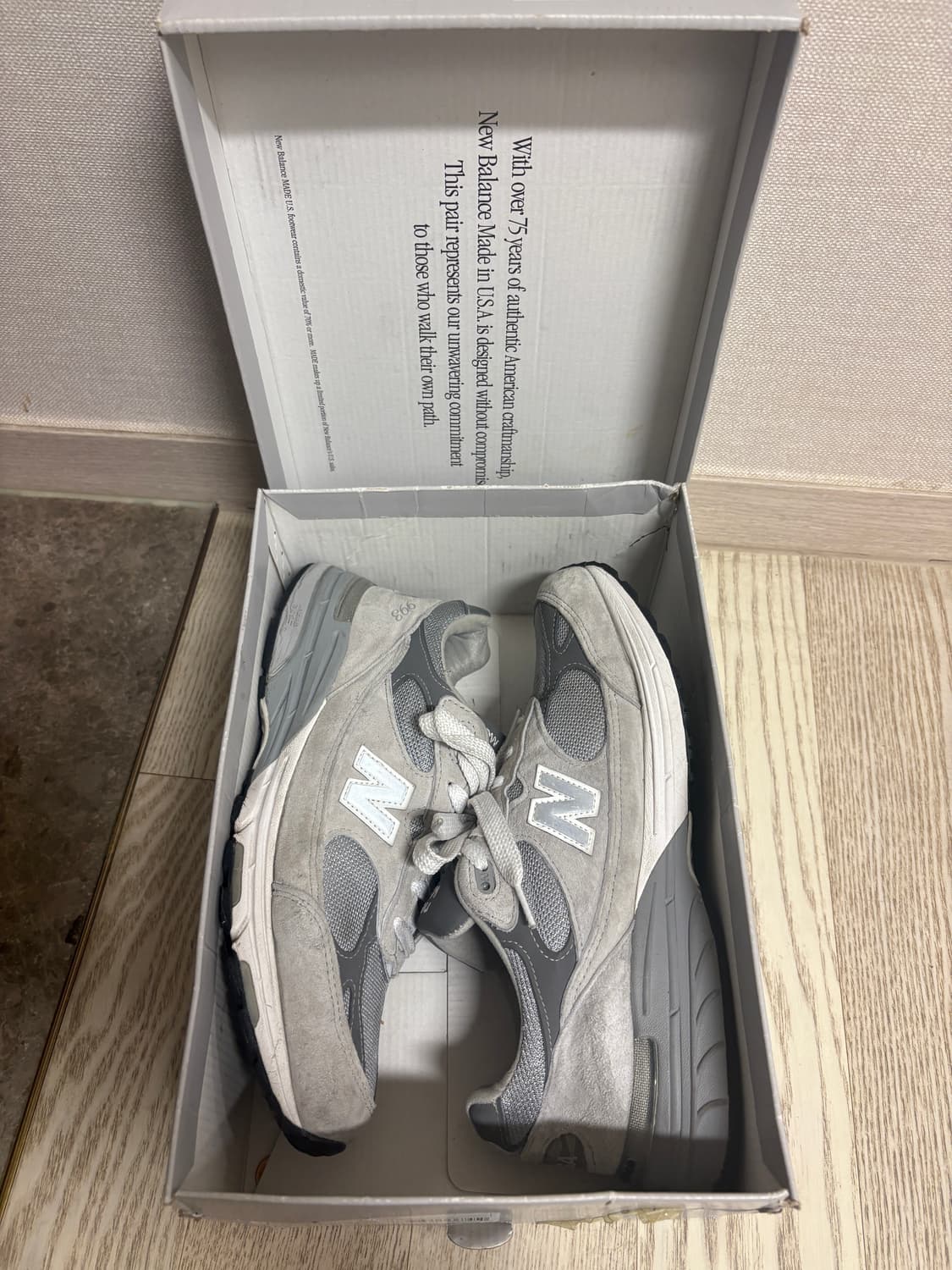 뉴발란스 993 Made in USA 그레이 285 상품이미지9