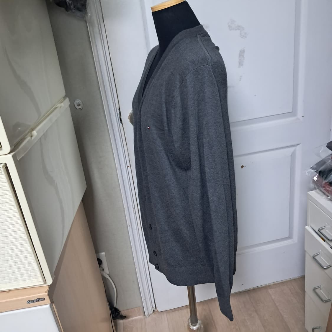 타미힐피거 남성 가디건 (면+실크혼방)L사이즈 상태최상 상품이미지2