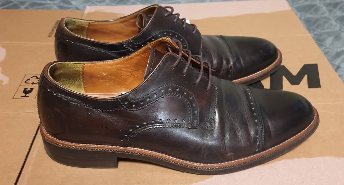 브루노말리 이태리 클래식 스트레이트팁 더비 슈즈 (255) 상품이미지1