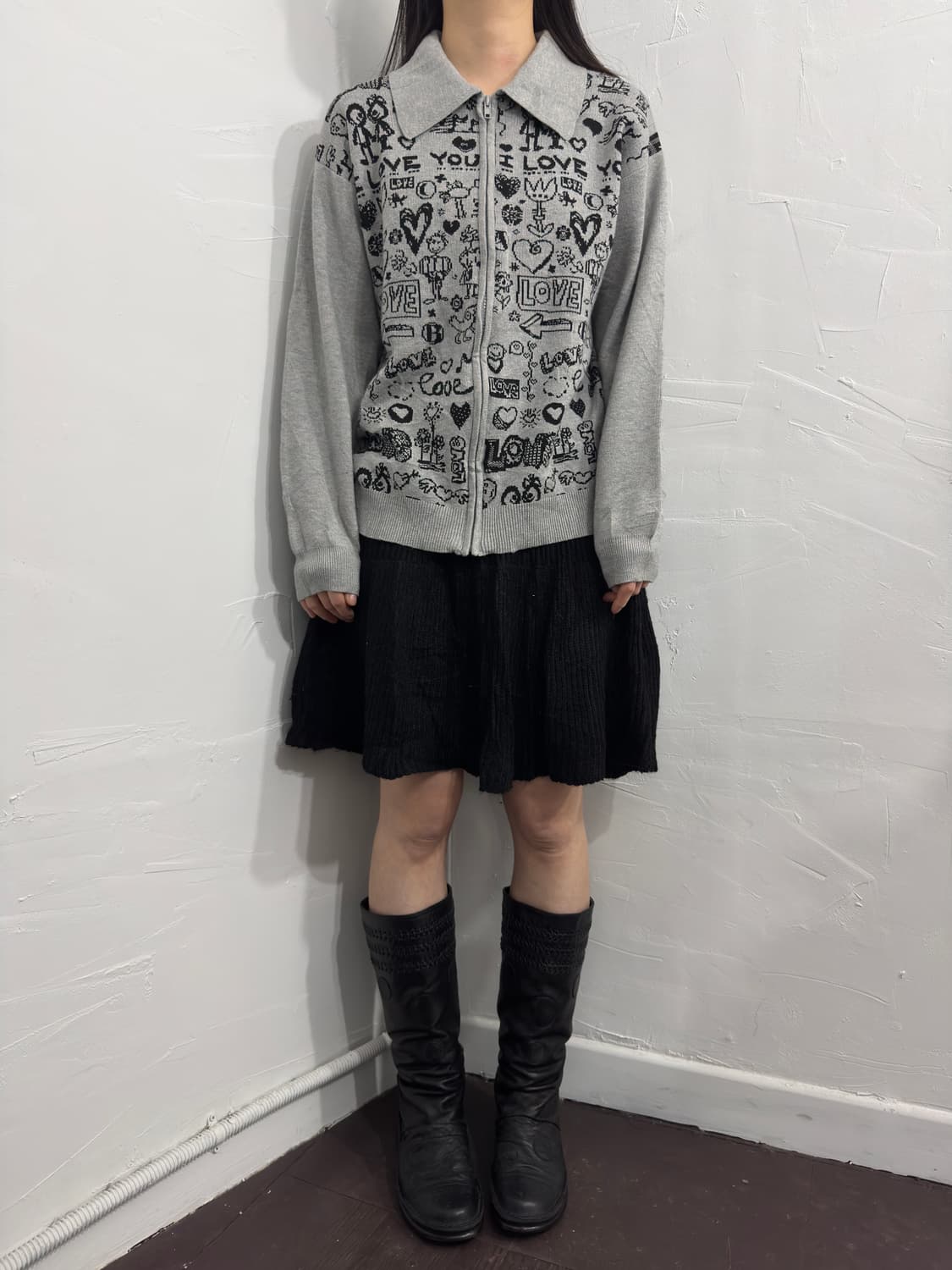 gu knit skirt 상품이미지2
