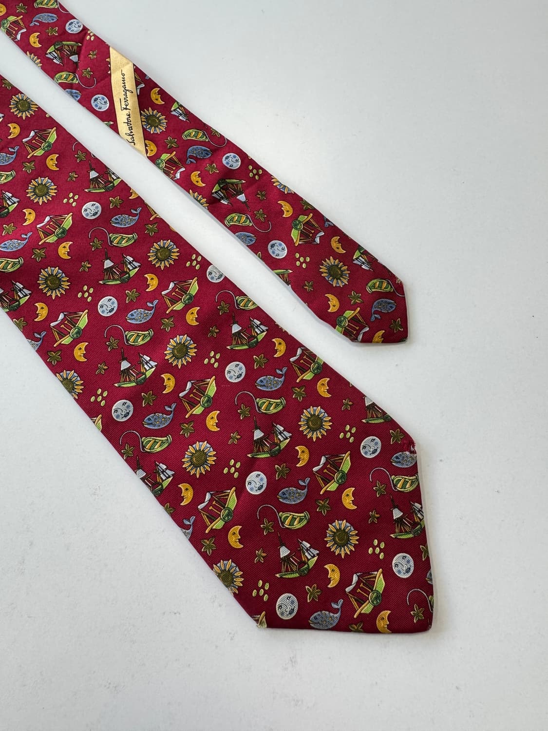 페레가모 (SALVATORE FERRAGAMO) 실크 넥타이 9.5cm 상품이미지4