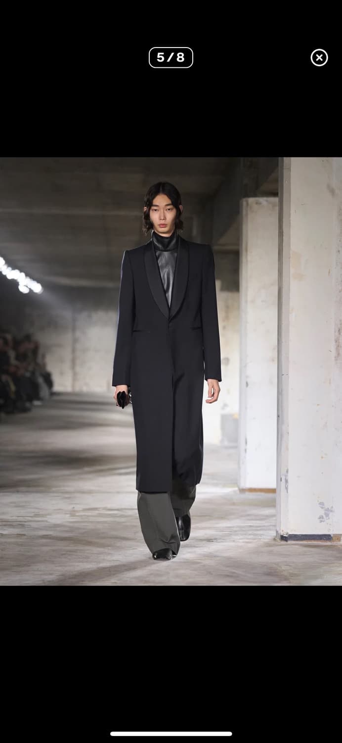 24fw 드리스반노튼 블랙 가죽 로퍼 슈즈(265) 상품이미지5