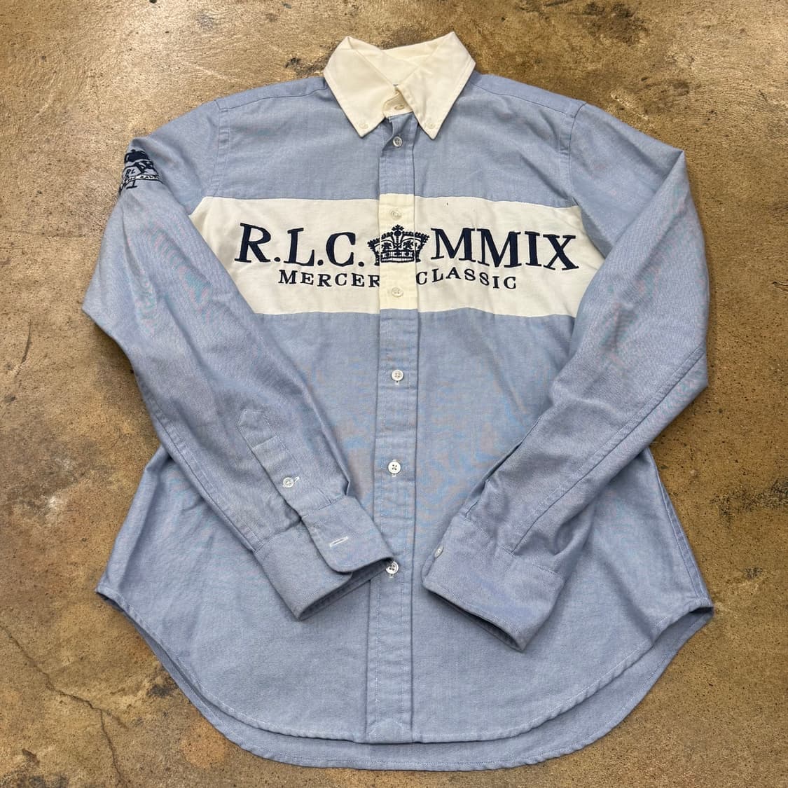 [정품/4] 폴로 랄프로렌  머서 클래식 셔츠 블루 b17 상품이미지2