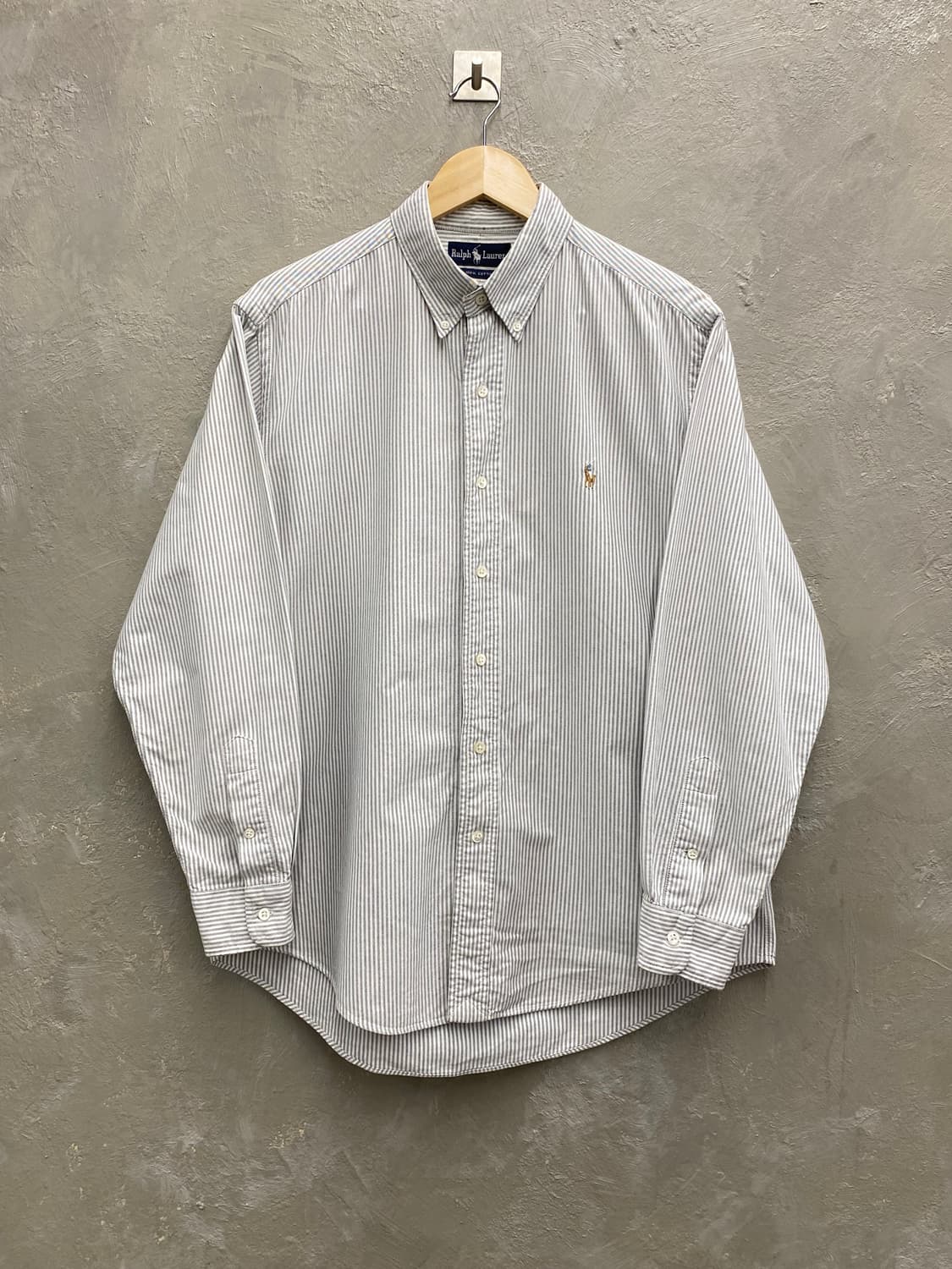 [L] 90-00s Polo 폴로 랄프로렌 스트라이프 셔츠 상품이미지3