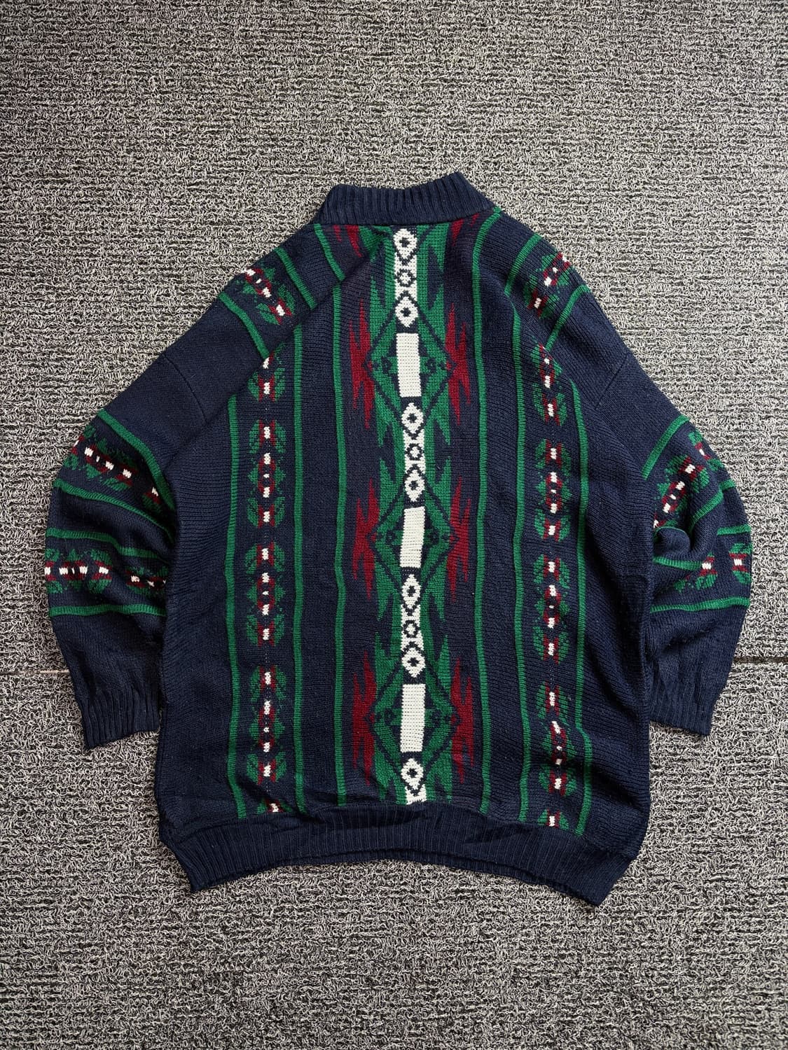 USA 오리지날 빈티지 박시핏 패턴 스웨터 2097 상품이미지5