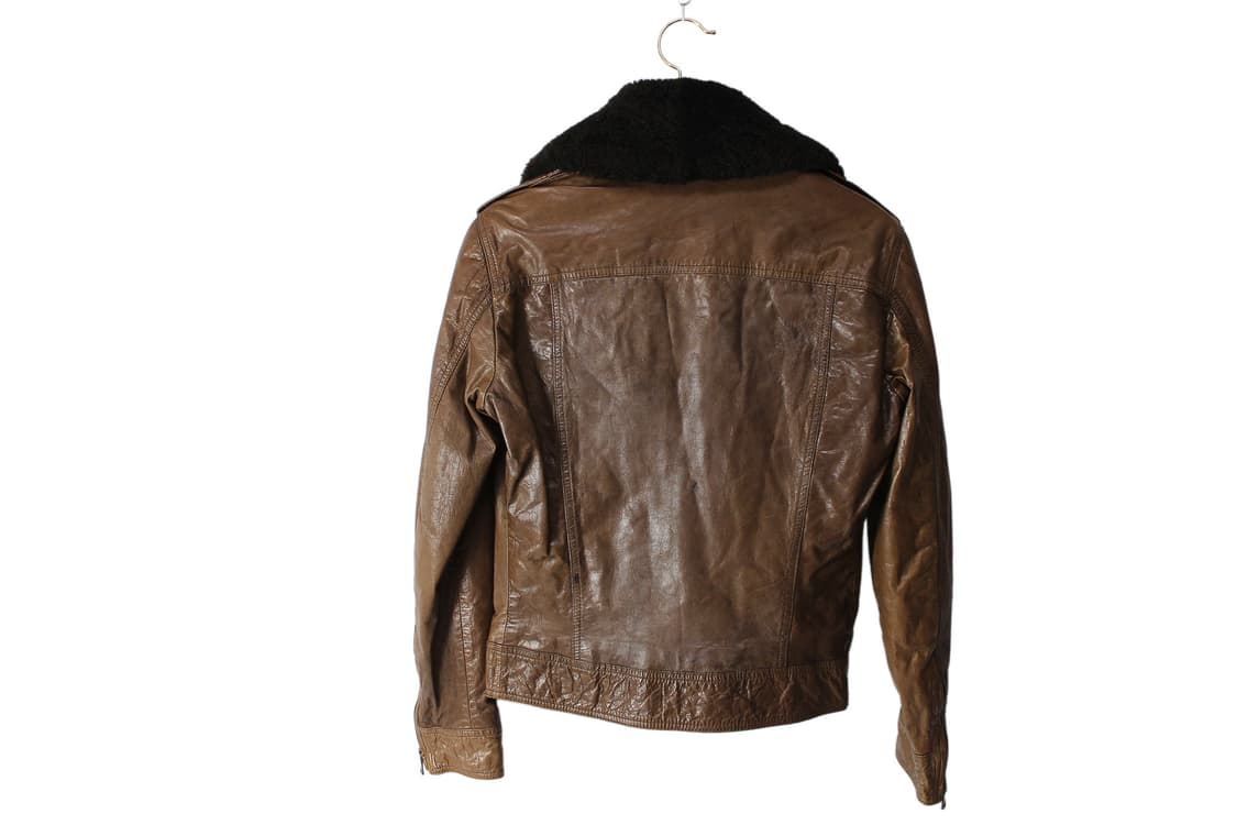 2000s Dolce & Gabbana 돌체앤가바나 고트스킨 레더자켓 상품이미지3