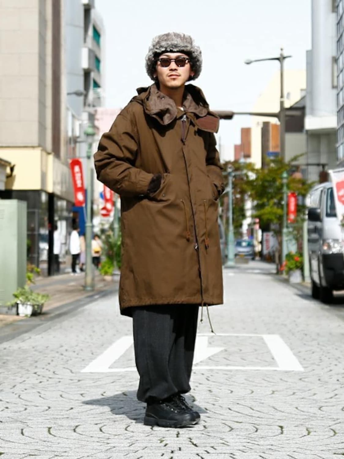 마카웨어 옥스포드 오버 모즈파카 코트 상품이미지5