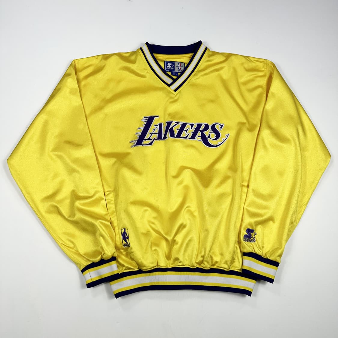 스타터 레이커스 올드스쿨 옐로우 웜업 (실측 L) 상품이미지2