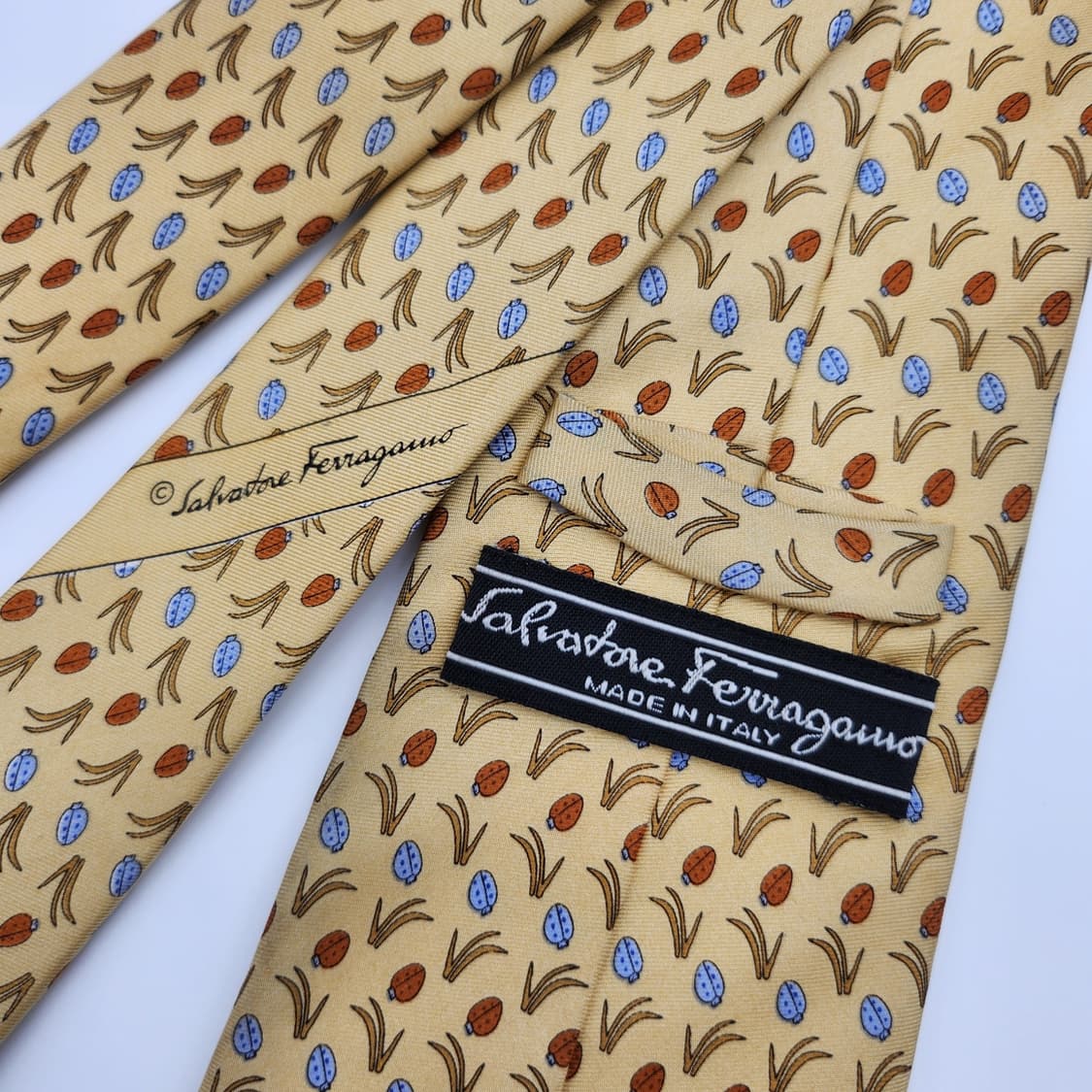 페라가모 실크 넥타이 [BFC7338_0542-99] 상품이미지4