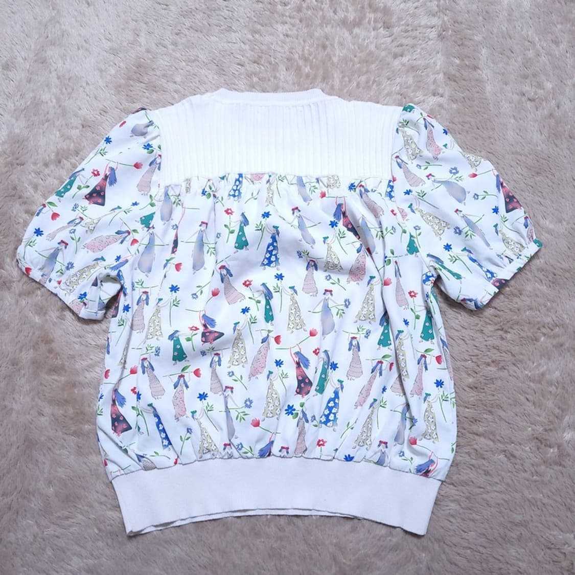 Satin 여 반팔 티 88-165 0413 상품이미지2