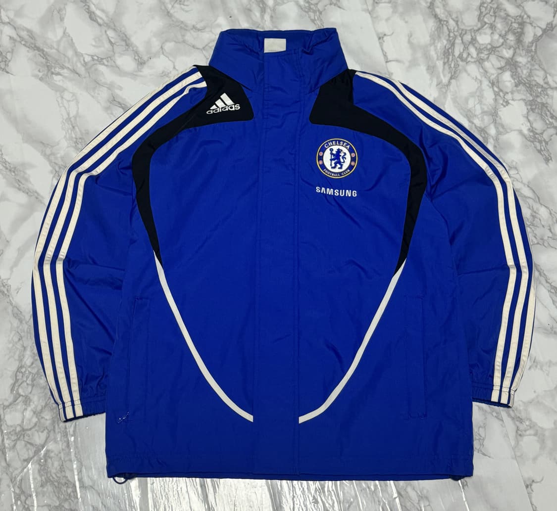 아디다스 첼시 삼성 08-09 바람막이 빅로고 자켓 상품이미지1