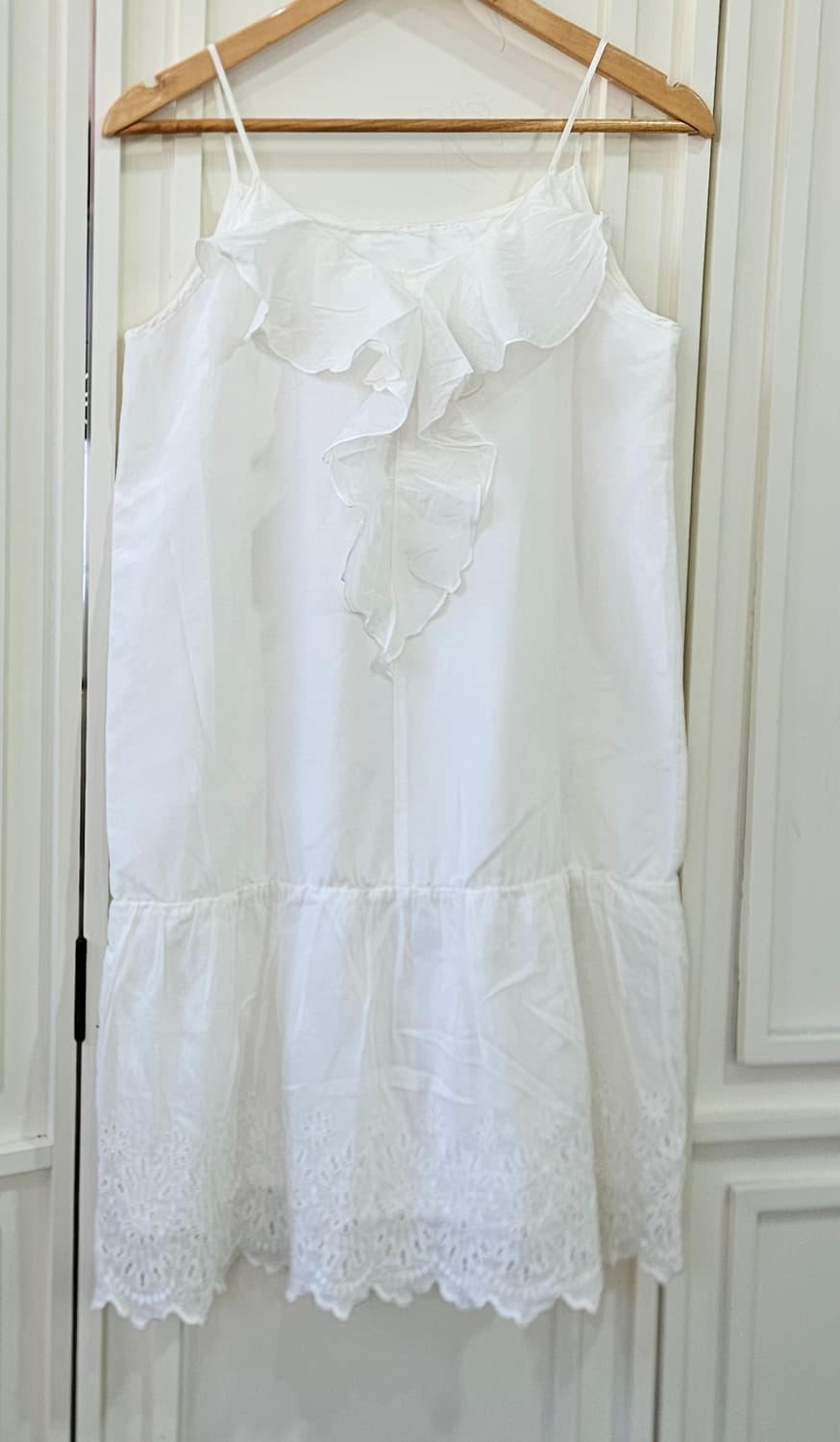 코튼 레이스 슬립 원피스 상품이미지2