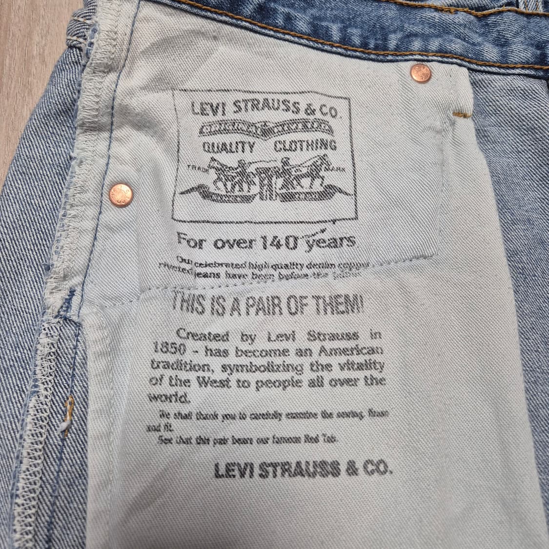 90's U.K Levi's 517-02 방축가공  (33x36) 상품이미지10