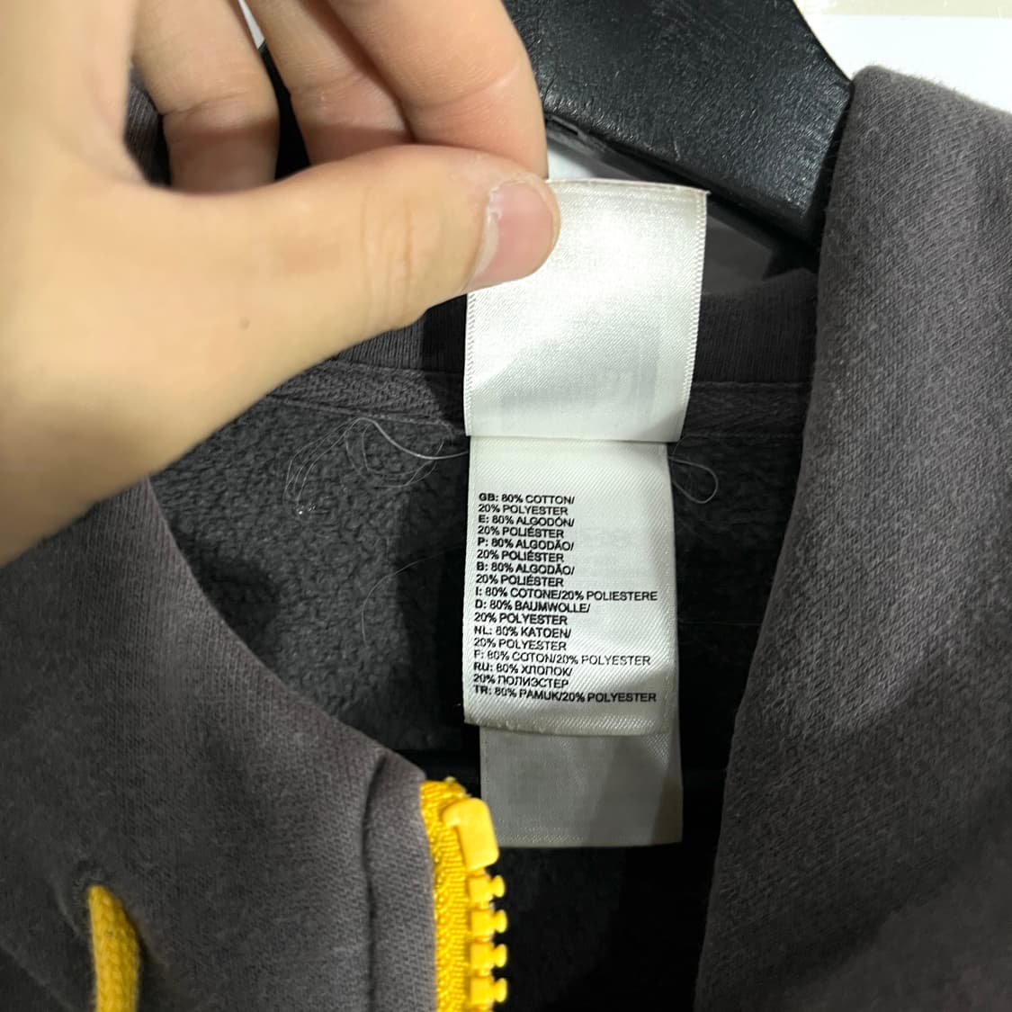 노스페이스 자수로고 후드집업 상품이미지4