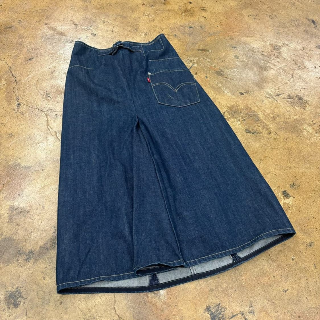 [정품/80] 리바이스 롱 데님 스커트 청치마  상품이미지1