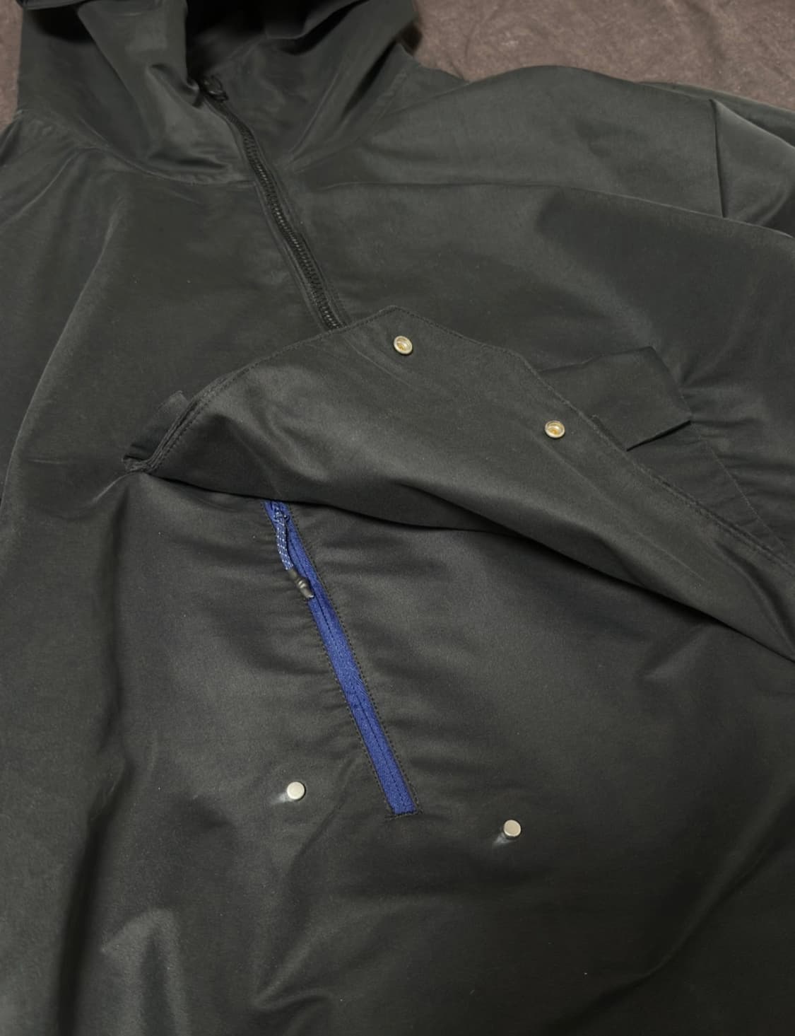 아디다스 블랙 M ANORAK 아노락 후드 자켓  상품이미지7