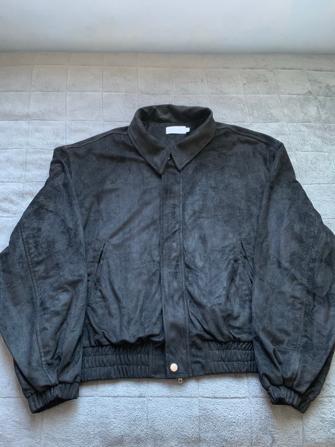 블랙 스웨이드 자켓 L 상품이미지2