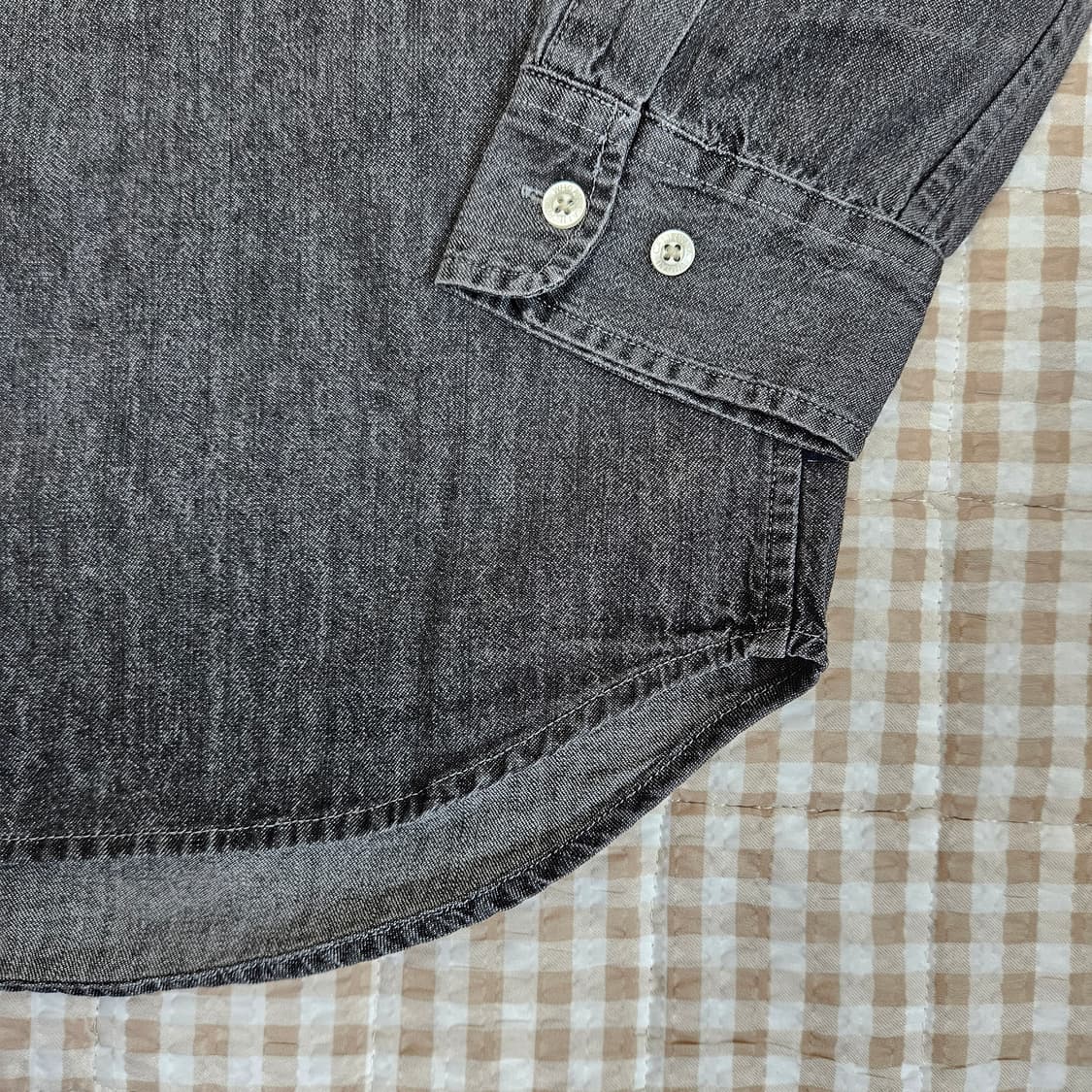 후아유 데님 셔츠 남방 남자100 상품이미지4