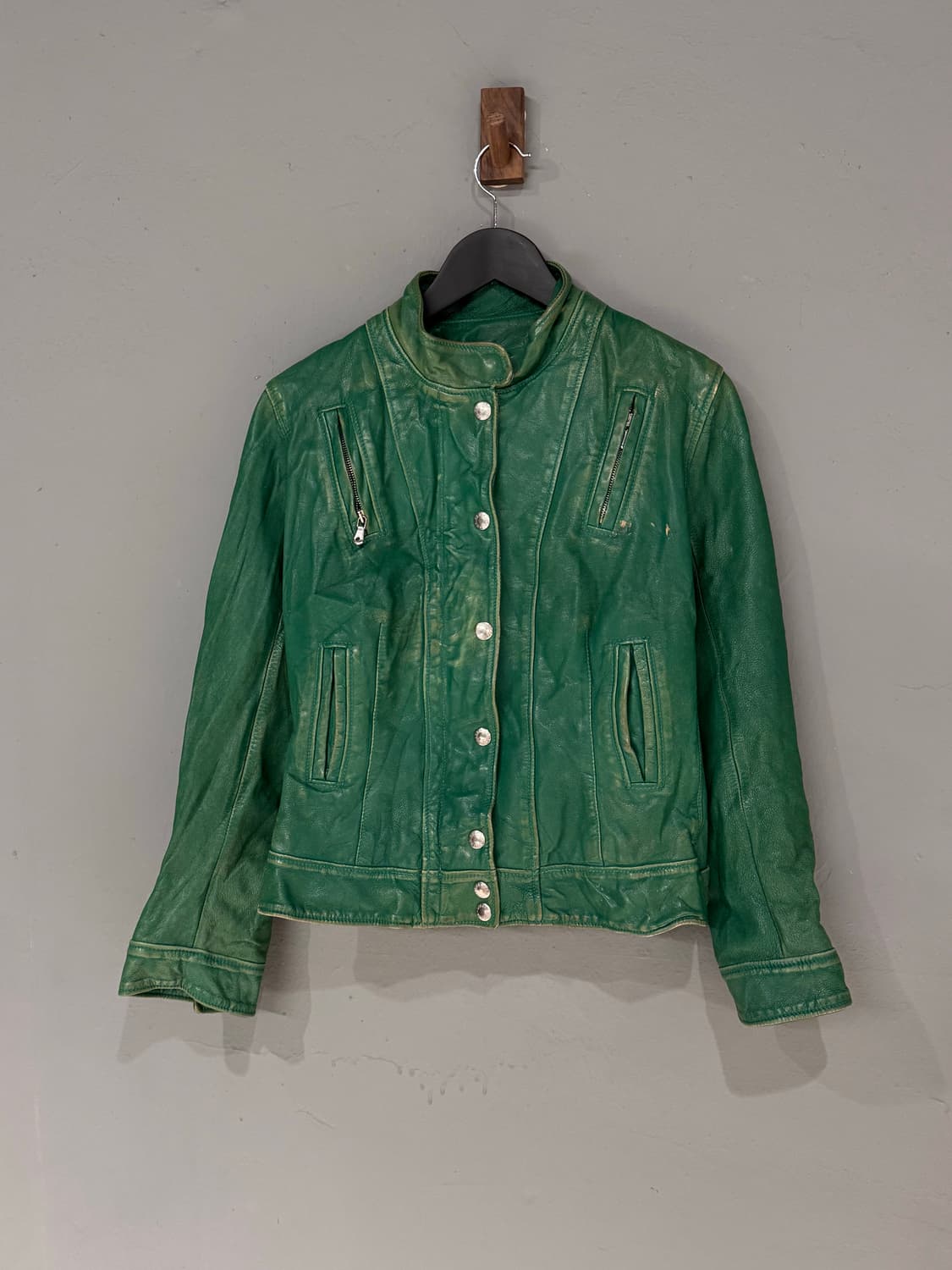 돌체앤가바나 아카이브 고트스킨 가죽자켓 상품이미지2