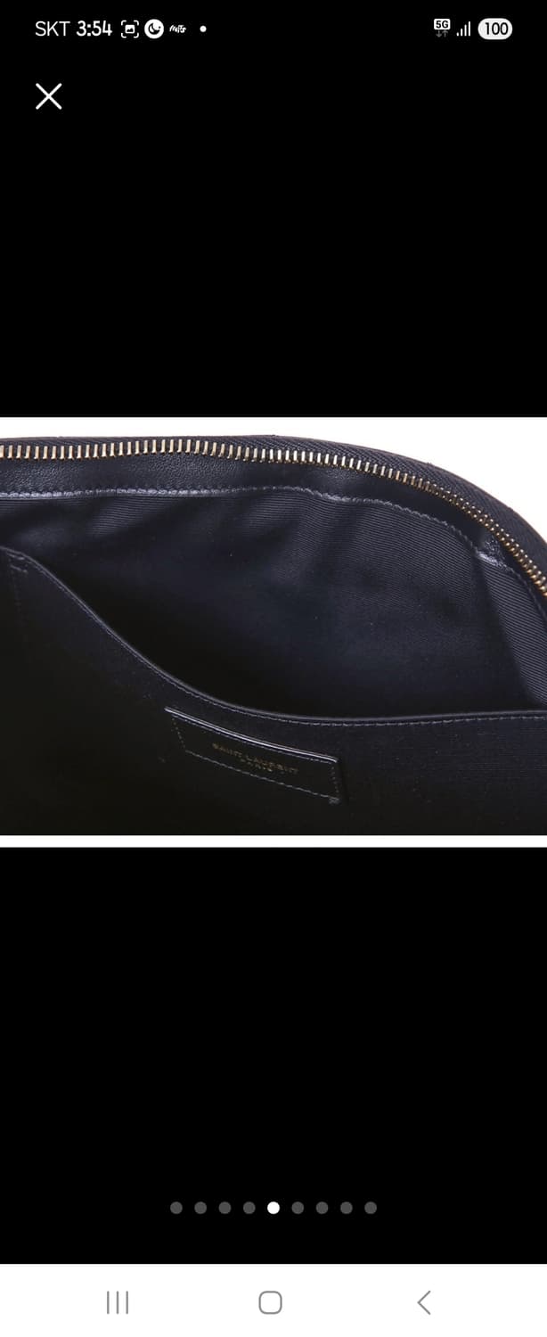 (정품)생노랑 스트랩 클러치백 L 상품이미지5