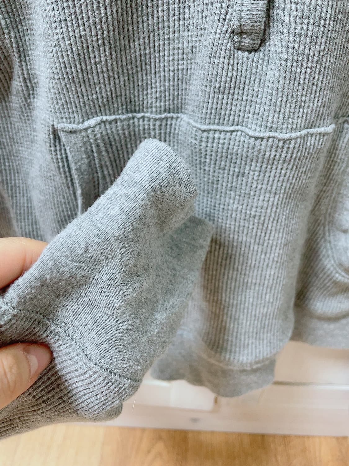 브랜디멜빌 후드 와플 롱슬리브 티셔츠 상품이미지5