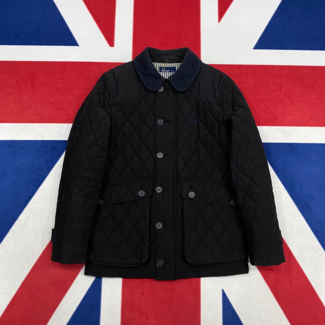 프레드페리 퀼팅자켓 XS 상품이미지1