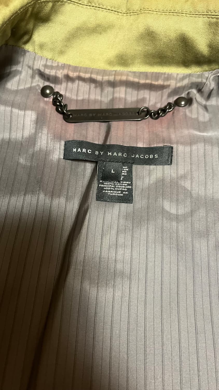 마크제이콥스 밀리터리 히든 버튼 트렌치 코트 L 상품이미지5